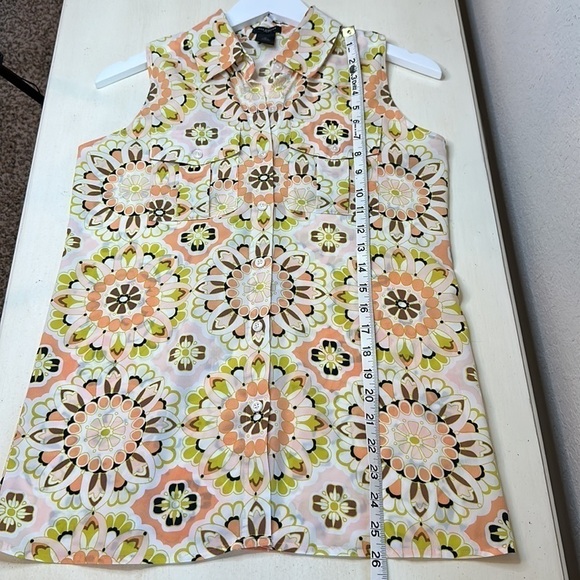 Ann Taylor Factory Sleeveless Button Front Blouse Size XS - Picture 9 of 11